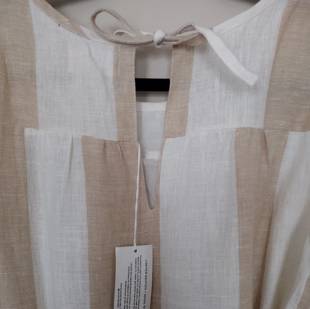 Laude the Label x Madewell - Tiered Maxi Dress in Tulum Stripe - Picture 3 of 7